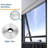 MOEGFY 360CM Joint de Fenêtre Climatisation Mobile, Kit Climatisation Fenetre, Accessoire Climatiseur Portatif Fonctionne avec L