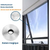 MOEGFY 560CM Joint de Fenêtre Climatisation Mobile, Kit Climatisation Fenetre, Accessoire Climatiseur Portatif Fonctionne avec L