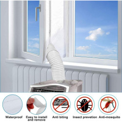 MOEGFY 600CM Joint de Fenêtre Climatisation Mobile, Kit Climatisation Fenetre, Accessoire Climatiseur Portatif Fonctionne avec L