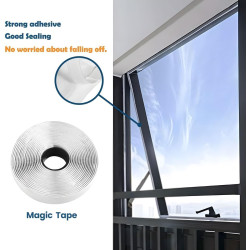MOEGFY 600CM Joint de Fenêtre Climatisation Mobile, Kit Climatisation Fenetre, Accessoire Climatiseur Portatif Fonctionne avec L