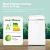 COMFEE' Climatiseur Mobile 10000 BTU/H 2,9kW, 3 Modes, Economie d'énergie Classe A+, Mode nuit, Minuterie 24H, Pour pièces de 33