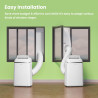 COMFEE' Climatiseur Mobile 10000 BTU/H 2,9kW, 3 Modes, Economie d'énergie Classe A+, Mode nuit, Minuterie 24H, Pour pièces de 33