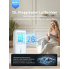 Climatiseur Mobile, Rafraîchisseur d’Air 3-en-1, Refroidisseur Évaporatif, Réservoir 12L, 3 Vitesses, Oscillation 60°, 35dB Sile