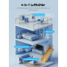 Climatiseur Mobile, Rafraîchisseur d’Air 3-en-1, Refroidisseur Évaporatif, Réservoir 12L, 3 Vitesses, Oscillation 60°, 35dB Sile