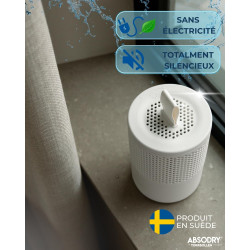AbsoDry Duo Family - Déshumidificateur d'air anti moisissure non électrique - Absorbeur d'humidité - Pour une meilleure qualité 