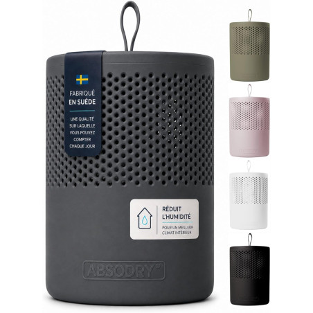 AbsoDry Duo Family - Déshumidificateur d'air anti moisissure non électrique - Absorbeur d'humidité - Pour une meilleure qualité 