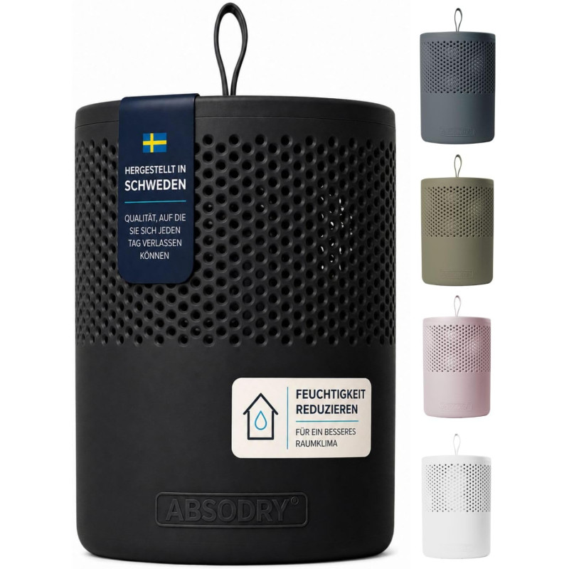 AbsoDry Duo Family - Déshumidificateur d'air anti moisissure non électrique - Absorbeur d'humidité - Pour une meilleure qualité 