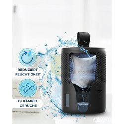 AbsoDry Duo Family - Déshumidificateur d'air anti moisissure non électrique - Absorbeur d'humidité - Pour une meilleure qualité 