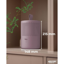AbsoDry Duo Family - Déshumidificateur d'air anti moisissure non électrique - Absorbeur d'humidité - Pour une meilleure qualité 
