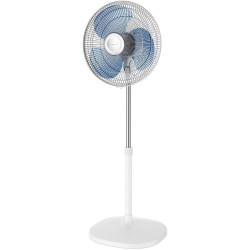 Rowenta Essential + Ventilateur pied, Silencieux, Haute performance, 3 vitesses, Compact, Oscillation et orientation réglables, 
