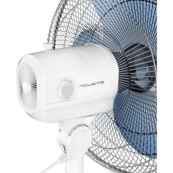 Rowenta Essential + Ventilateur pied, Silencieux, Haute performance, 3 vitesses, Compact, Oscillation et orientation réglables, 