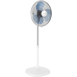 Rowenta Essential + Ventilateur pied, Silencieux, Haute performance, 3 vitesses, Compact, Oscillation et orientation réglables, 