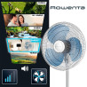 Rowenta Essential + Ventilateur pied, Silencieux, Haute performance, 3 vitesses, Compact, Oscillation et orientation réglables, 