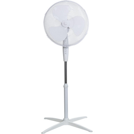 Russell Hobbs 16" Pouces, Léger, Ventilateur Sur Pied, 3 Vitesses, Oscillation Grand Angle, Flux D'Air Puissant, Hauteur Réglabl