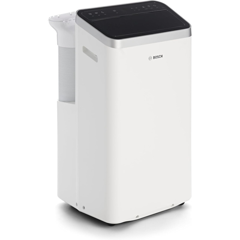Bosch Cool 4000 Portable AC - 3 en 1 Climatiseur, Déshumidificateur, Ventilateur - 2,6 kW pour les pièces jusqu'à 35m² - Avec Mo