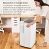 Bosch Cool 4000 Portable AC - 3 en 1 Climatiseur, Déshumidificateur, Ventilateur - 2,6 kW pour les pièces jusqu'à 35m² - Avec Mo