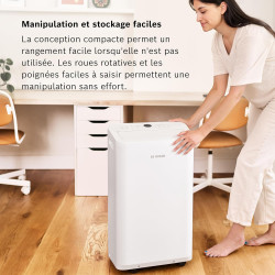 Bosch Cool 2000 Portable AC - 3 en 1 Climatiseur, Déshumidificateur, Ventilateur - 2,6 kW pour les pièces jusqu'à 35m² - Avec Mo