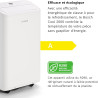 Bosch Cool 2000 Portable AC - 3 en 1 Climatiseur, Déshumidificateur, Ventilateur - 2,6 kW pour les pièces jusqu'à 35m² - Avec Mo
