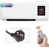 perfk Mini Climatiseur Mural avec Télécommande, Climatiseur Portable, Climatisation Split, Prise UE 220 V, 1200W, pour Bureau, C