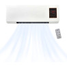 perfk Mini Climatiseur Mural avec Télécommande, Climatiseur Portable, Climatisation Split, Prise UE 220 V, pour Bureau, Chambre 