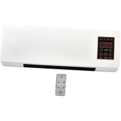perfk Mini Climatiseur Mural avec Télécommande, Climatiseur Portable, Climatisation Split, Prise UE 220 V, pour Bureau, Chambre 