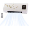 perfk Mini Climatiseur Mural avec Télécommande, Climatiseur Portable, Climatisation Split, Prise UE 220 V, 1200W, pour Bureau, C