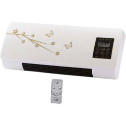 perfk Mini Climatiseur Mural avec Télécommande, Climatiseur Portable, Climatisation Split, Prise UE 220 V, 1200W, pour Bureau, C