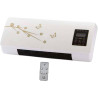 perfk Mini Climatiseur Mural avec Télécommande, Climatiseur Portable, Climatisation Split, Prise UE 220 V, 1200W, pour Bureau, C