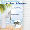 Tuyau Climatiseur Mobile, Tuyau D'évacuation D'air En Pvc Flexible Tube De Ventilation Universel Tuyau Kit Pour Climatiseur Mobi