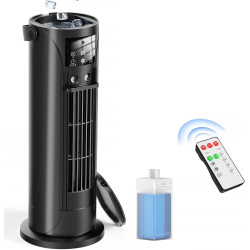 Climatiseur Mobile 4 en 1 Silencieux 28dB, Rafraîchisseur d’Air Mode Tempête, Oscillation 120°, 4 Vitesses Vent Naturel 3D Somme