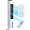 Pro Breeze OmniAir Rafraichisseur d’Air 5L 3en1, 3 Vitesses, 4 Modes, Oscillant, Minuterie 7h, Climatiseur Mobile Sans Évacuatio