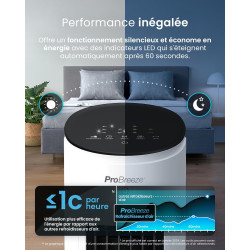 Pro Breeze OmniAir Rafraichisseur d’Air 5L 3en1, 3 Vitesses, 4 Modes, Oscillant, Minuterie 7h, Climatiseur Mobile Sans Évacuatio