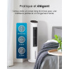 Pro Breeze OmniAir Rafraichisseur d’Air 5L 3en1, 3 Vitesses, 4 Modes, Oscillant, Minuterie 7h, Climatiseur Mobile Sans Évacuatio