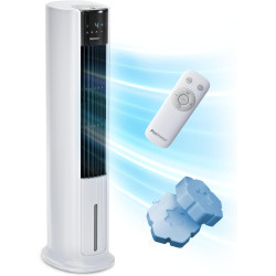 Pro Breeze OmniAir Rafraichisseur d’Air 7L 3en1, 7 Vitesses, 3 Modes, Oscillant, Minuterie 10h, Climatiseur Mobile Sans Évacuati