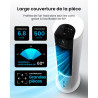 Pro Breeze OmniAir Rafraichisseur d’Air 7L 3en1, 7 Vitesses, 3 Modes, Oscillant, Minuterie 10h, Climatiseur Mobile Sans Évacuati