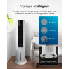 Pro Breeze OmniAir Rafraichisseur d’Air 7L 3en1, 7 Vitesses, 3 Modes, Oscillant, Minuterie 10h, Climatiseur Mobile Sans Évacuati