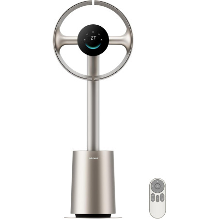 dreame MF10 Ventilateur sans pales, débit d’air spatial 270° pour circulation d’air dans toute la pièce, débit d’air adaptatif à