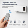 Portable Climatiseur Ventilateur, Climatiseur Mural Sans Évacuation, Sans Perçage, Gain De Place, Pour Rafraîchir Et Chauffer (S
