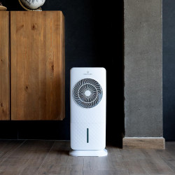 Cecotec - Rafraîchisseur d’Air EnergySilence 3500 Cool Compact Smart - 60 W, Diamètre 104 cm, 3 Vitesses, Diffuseur d'Arômes et 