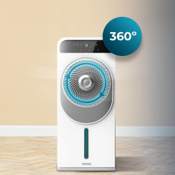 Cecotec - Rafraîchisseur d’Air EnergySilence 5000 Cool Wave - 65 W, Capacité de 3.5L, 3 Vitesses et 2 Modes, Oscillation Automat
