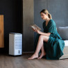 Cecotec Refroidisseur à Évaporation EnergySilence 3500 Cool Compact. 65 W, Réservoir 3,5 L, 3 Vitesses, Oscillation 70º, Roulett