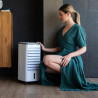 Cecotec Refroidisseur à Évaporation EnergySilence 3500 Cool Compact. 65 W, Réservoir 3,5 L, 3 Vitesses, Oscillation 70º, Roulett