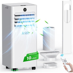 Climatiseur Mobile 9000 BTU - Climatiseur Portable 4 en 1 Silencieux - Télécommande, Minuterie 24h & Mode Sommeil,Clim Mobile po