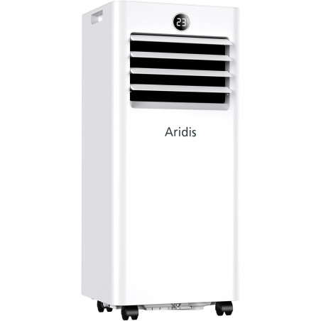 Climatiseur Mobile 9000 BTU - Kit d'Évacuation Fenêtre Inclus，Climatiseur Portable 4 en 1 Silencieux avec Télécommande, Minuteri