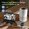 LEVOIT Purificateur d'Air Chambre Silencieux, Élimine 99.97% des Allergènes, Compatible avec APP Alexa, Programmable avec Veille