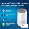 Philips Purificateur d'Air Séries 600, Ultra-silencieux et économe en énergie, éfficace contre allergies, Filtre HEPA élimine 99