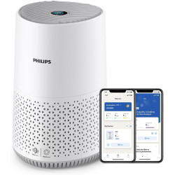Philips Purificateur d'Air Séries 600, Capteur Intelligent, Pour les personnes souffrant d'allergies, Filtre HEPA éliminant 99,9