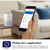 Philips Purificateur d'Air Séries 600, Capteur Intelligent, Pour les personnes souffrant d'allergies, Filtre HEPA éliminant 99,9
