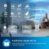 Philips Purificateur d'Air Série 1000 - Élimine les Germes, la Poussière et les Allergènes dans les Pièces jusqu'à 78 m², CADR 3