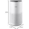 Philips Purificateur d'Air Série 1000 - Élimine les Germes, la Poussière et les Allergènes dans les Pièces jusqu'à 78 m², CADR 3